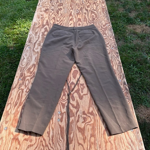 Express olive green pants size 10R grunge work classic casual - Picture 6 of 9